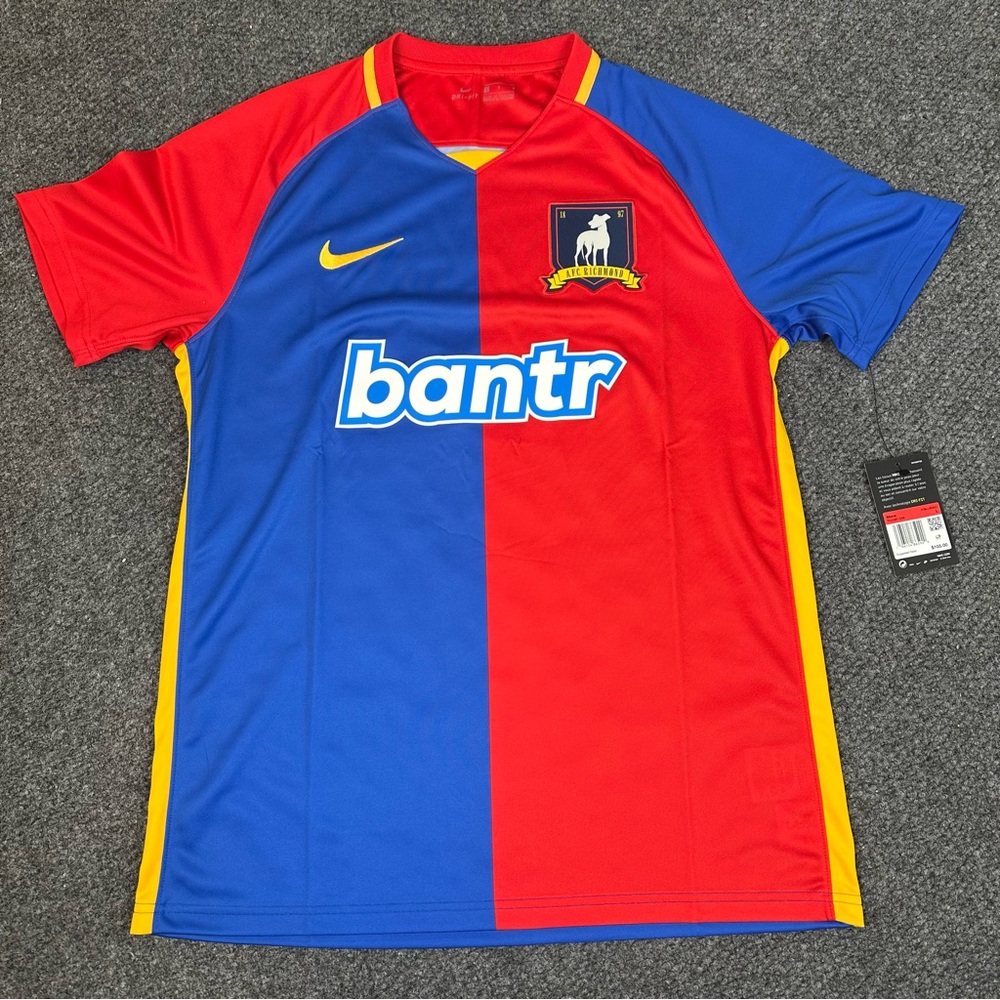 Nike A.F.C. Richmond Ted Lasso Soccer Jersey Mens Size Large FD2361 449 L NWT